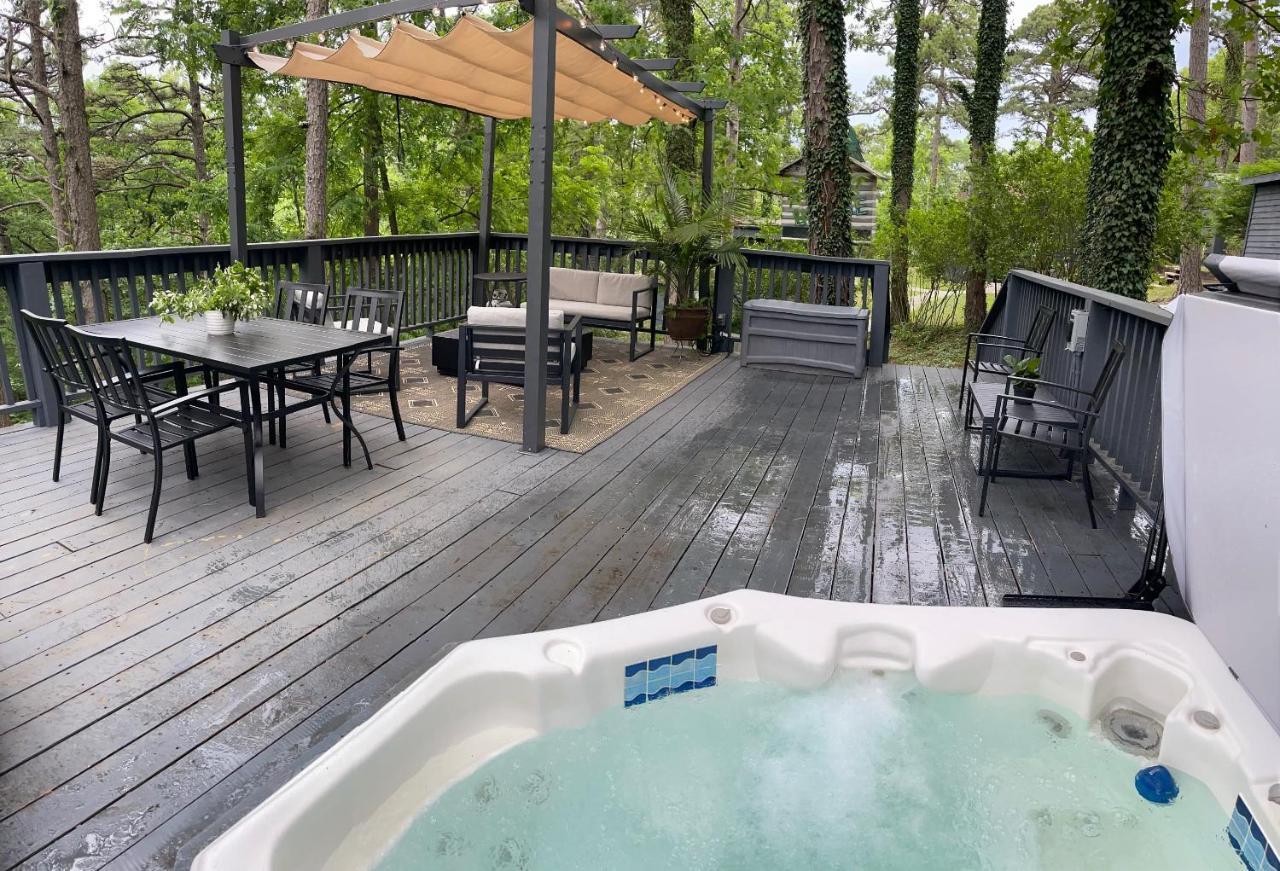 Cabin #6 With Hot Tub Deck And Sunset View At Loblolly Pines Apartment Юрека Спрингс Екстериор снимка